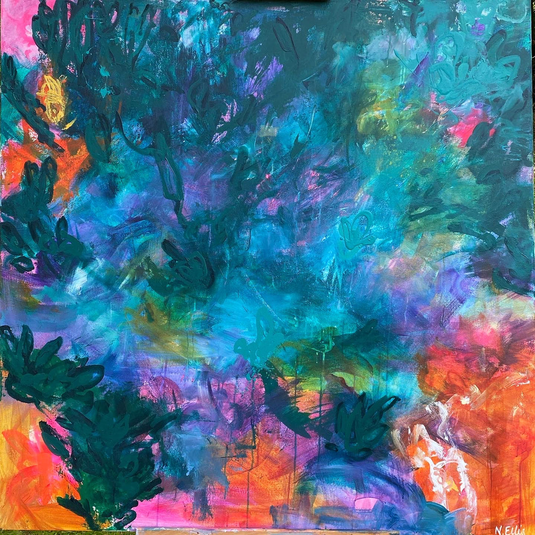 The story of my new artwork “Bursting Into Life”