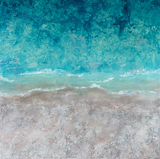 The Earth Is Art - Original Large Ocean Artwork