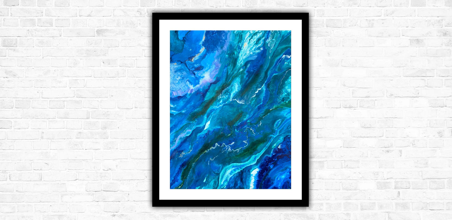 Ocean Currents - Framed Print
