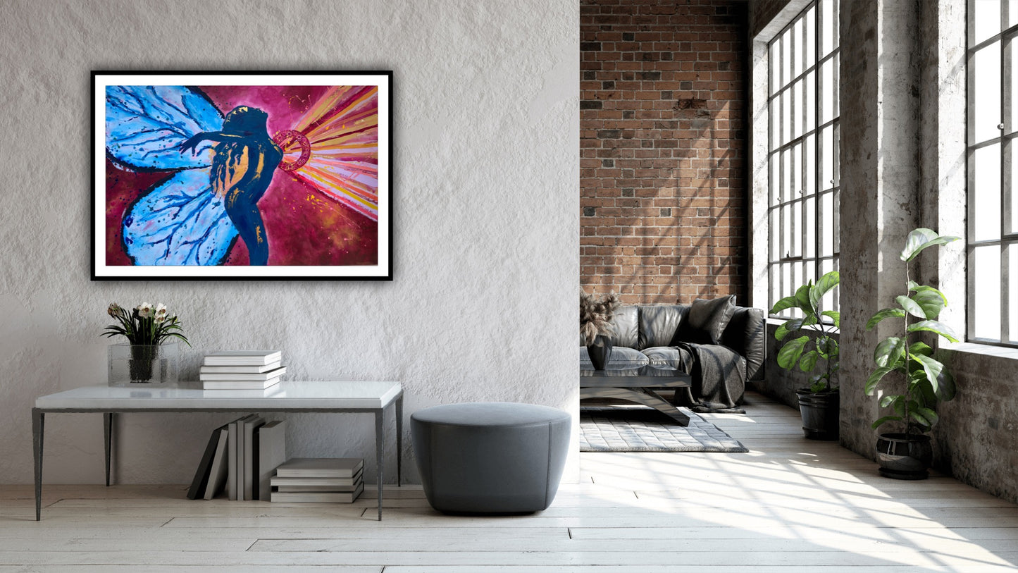 Bursting with Love - Unframed Print