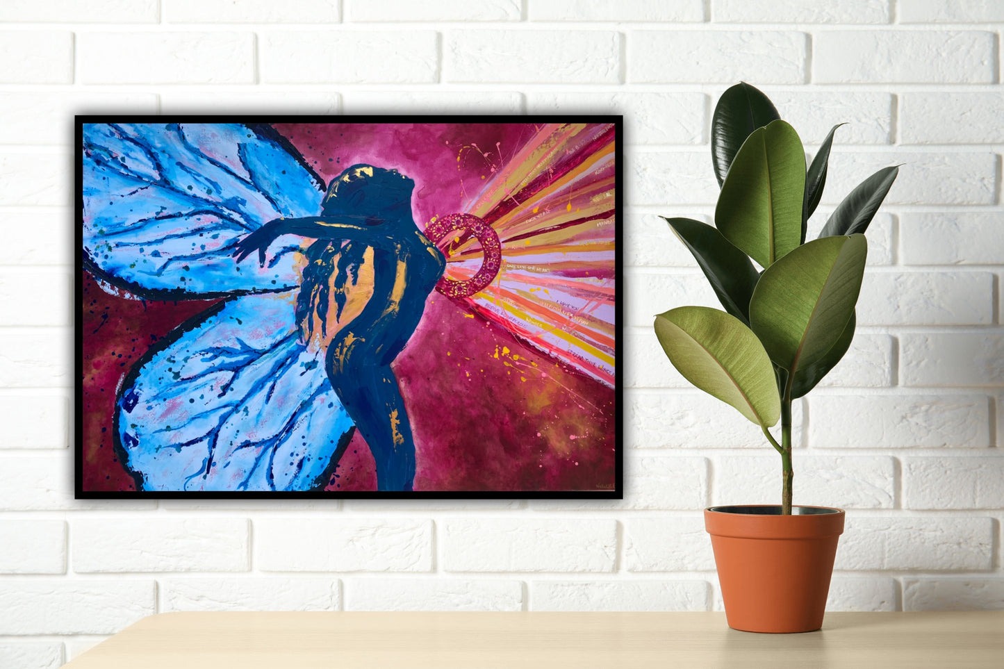 Bursting with Love - Framed Print