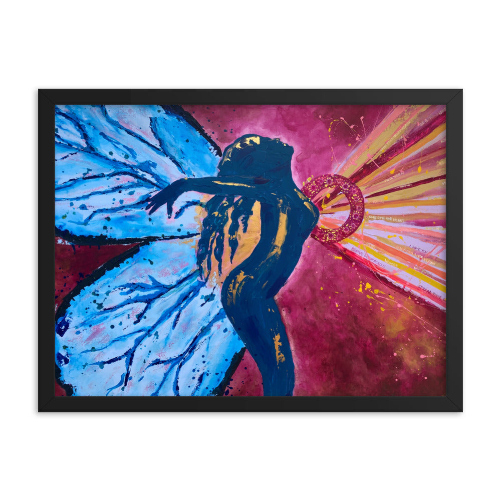 Bursting with Love - Framed Print