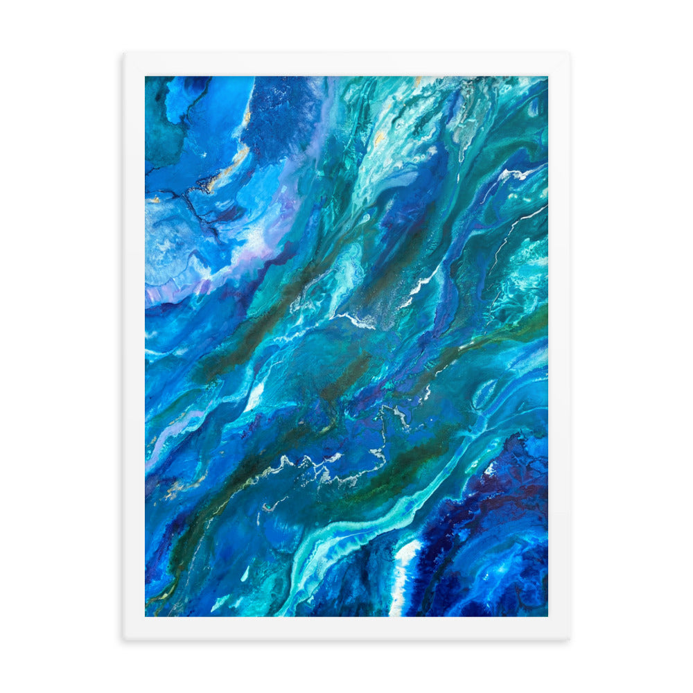Ocean Currents - Framed Print